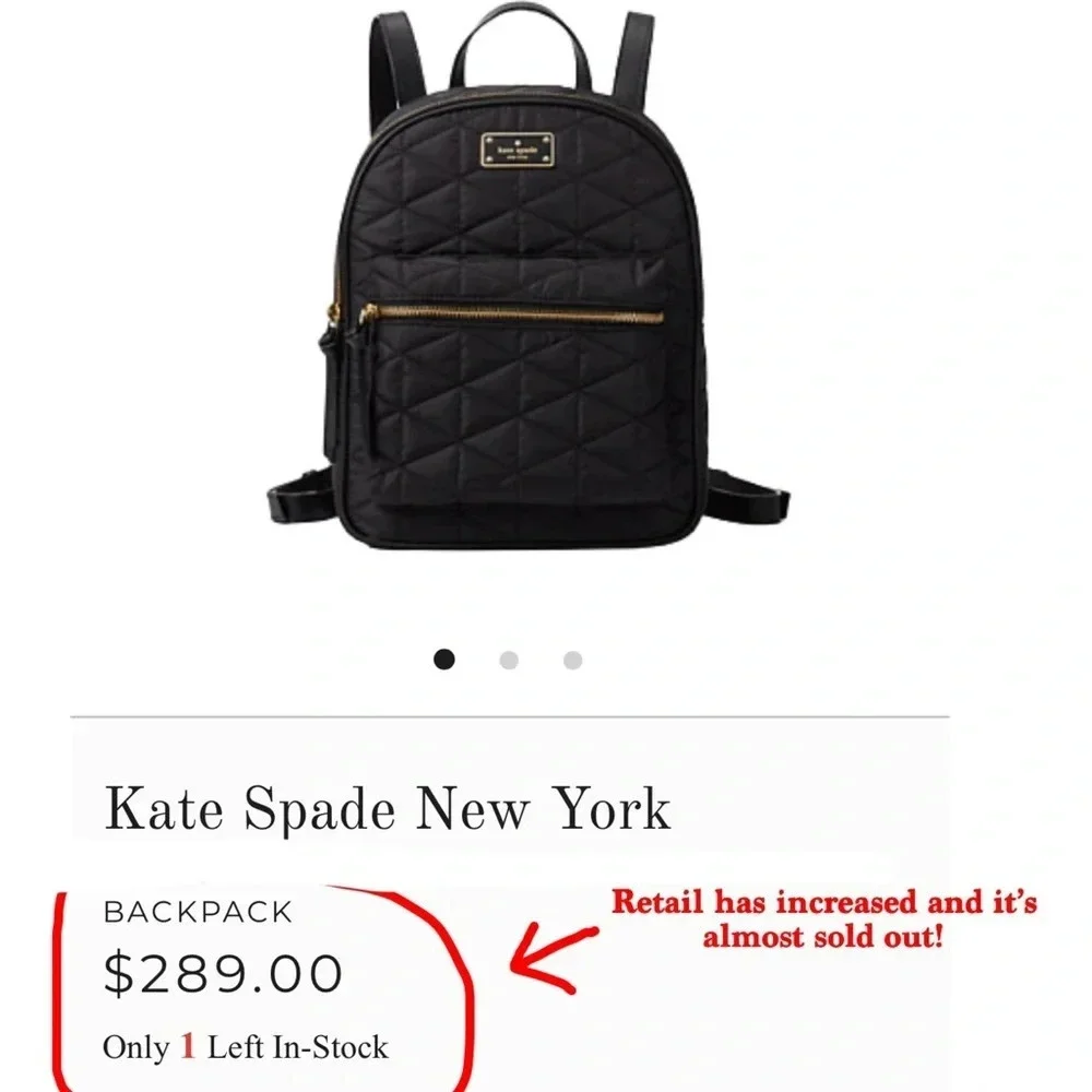 Kate Spade Bradley Quilted Backpack